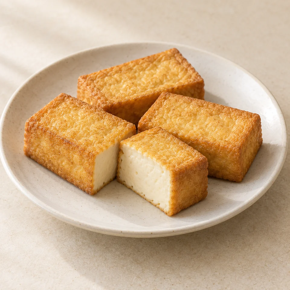 Atsuage fried tofu — ai-generated illustration