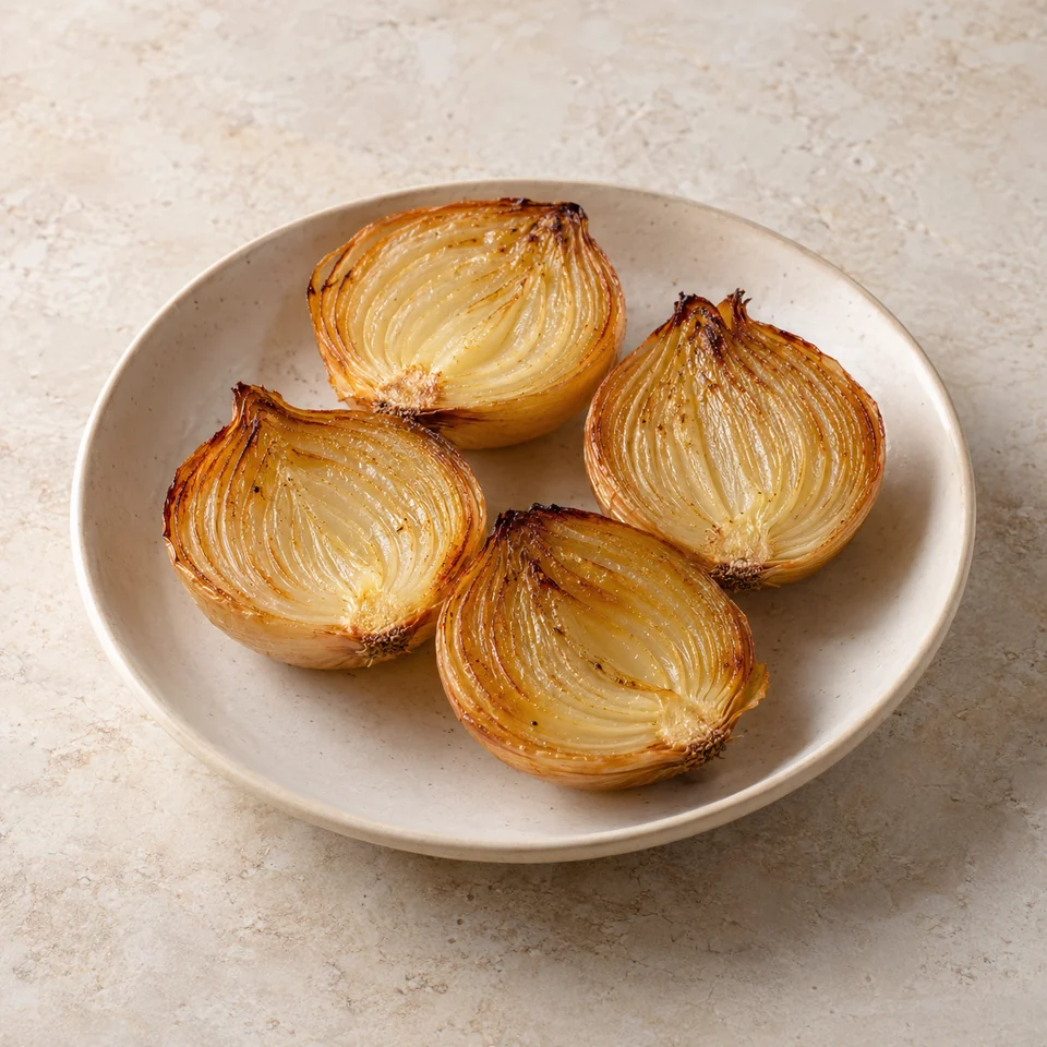Onions, baked — ai-generated illustration