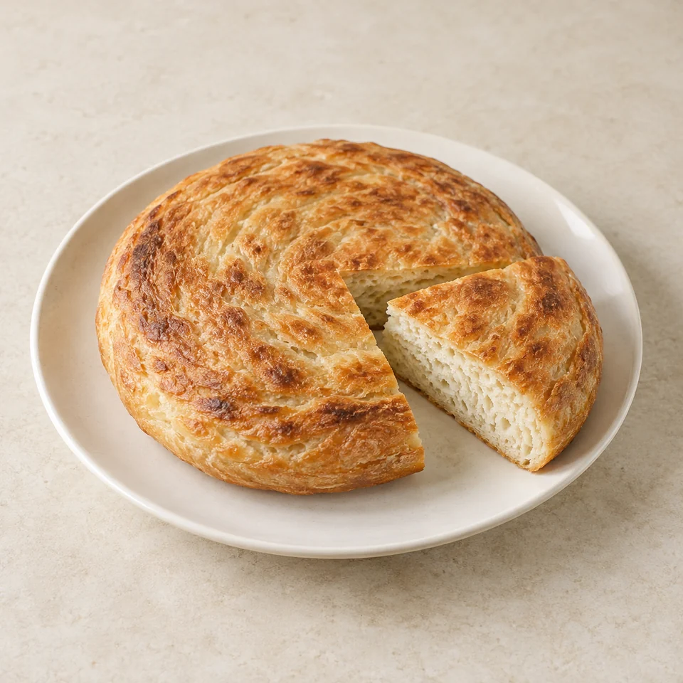 Baked Wheat Flatbread — ai-generated illustration
