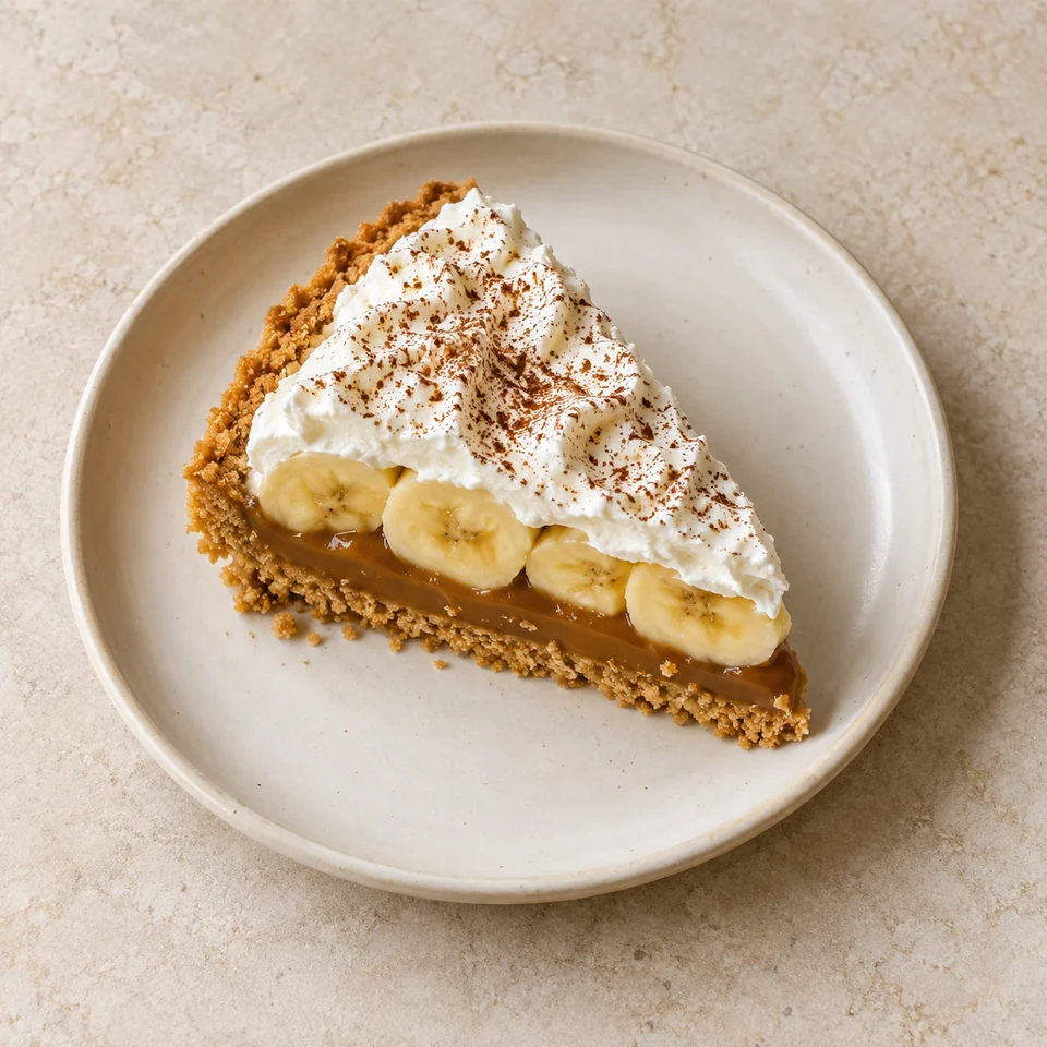 Pie, banoffee — ai-generated illustration