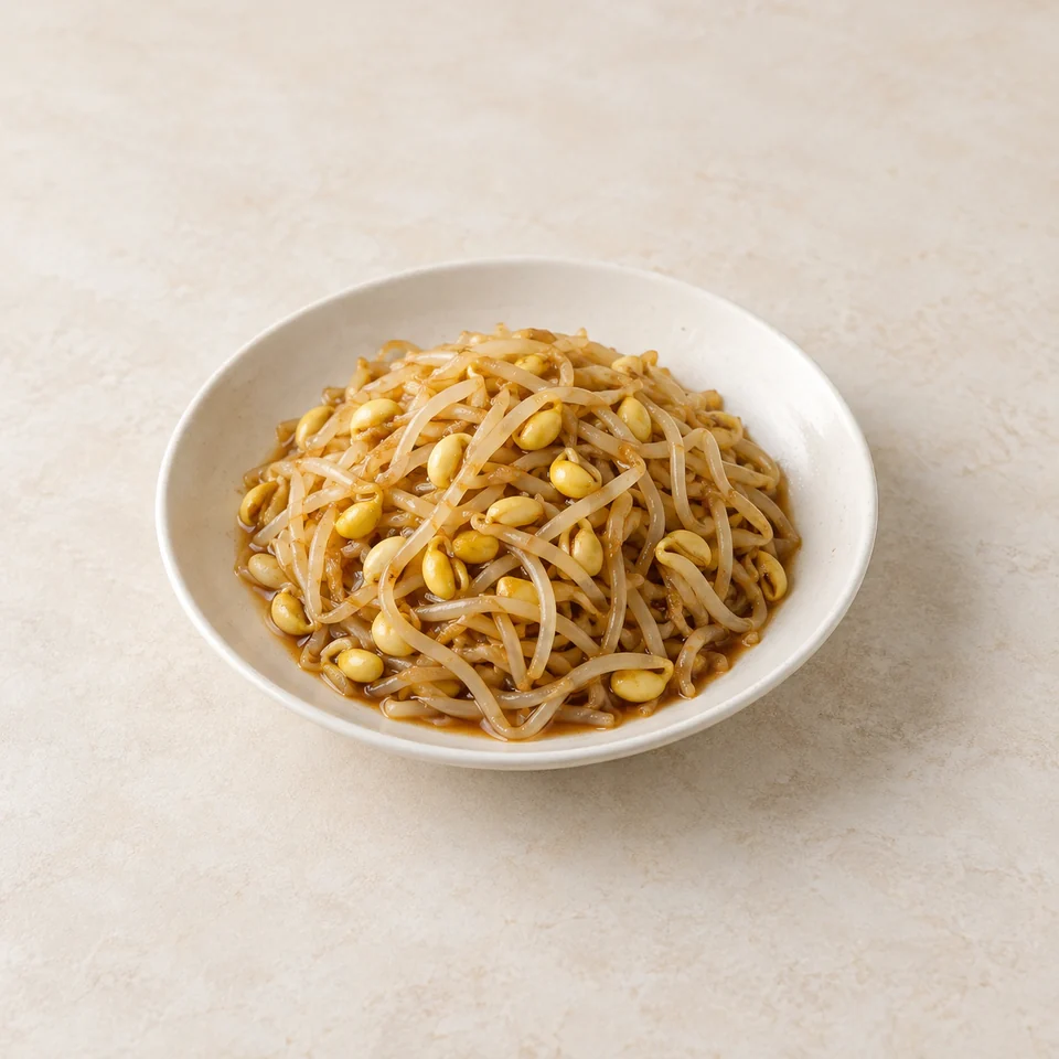 Braised Bean Sprouts — ai-generated illustration