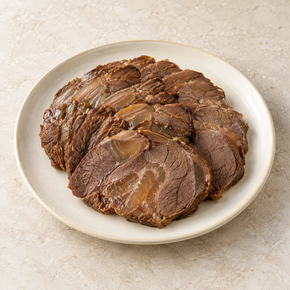 Braised Beef (Lǔ) — ai-generated illustration