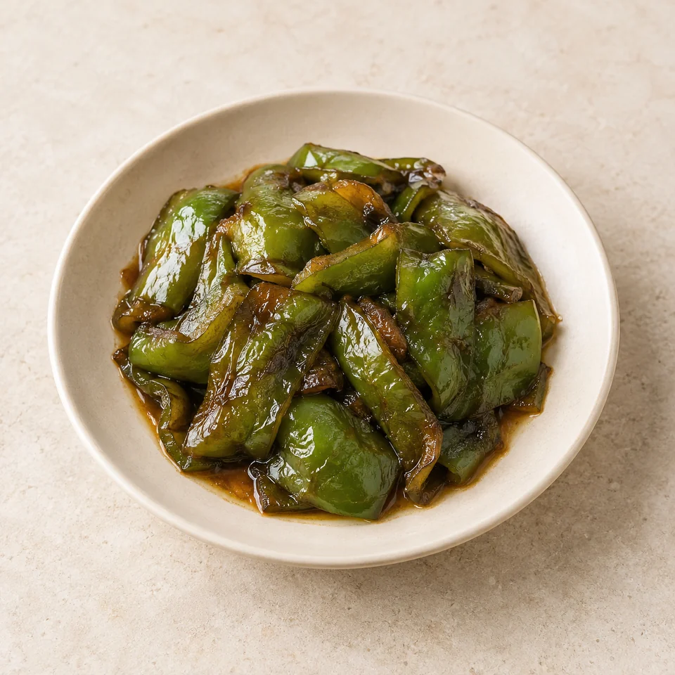 Braised Bell Pepper — ai-generated illustration