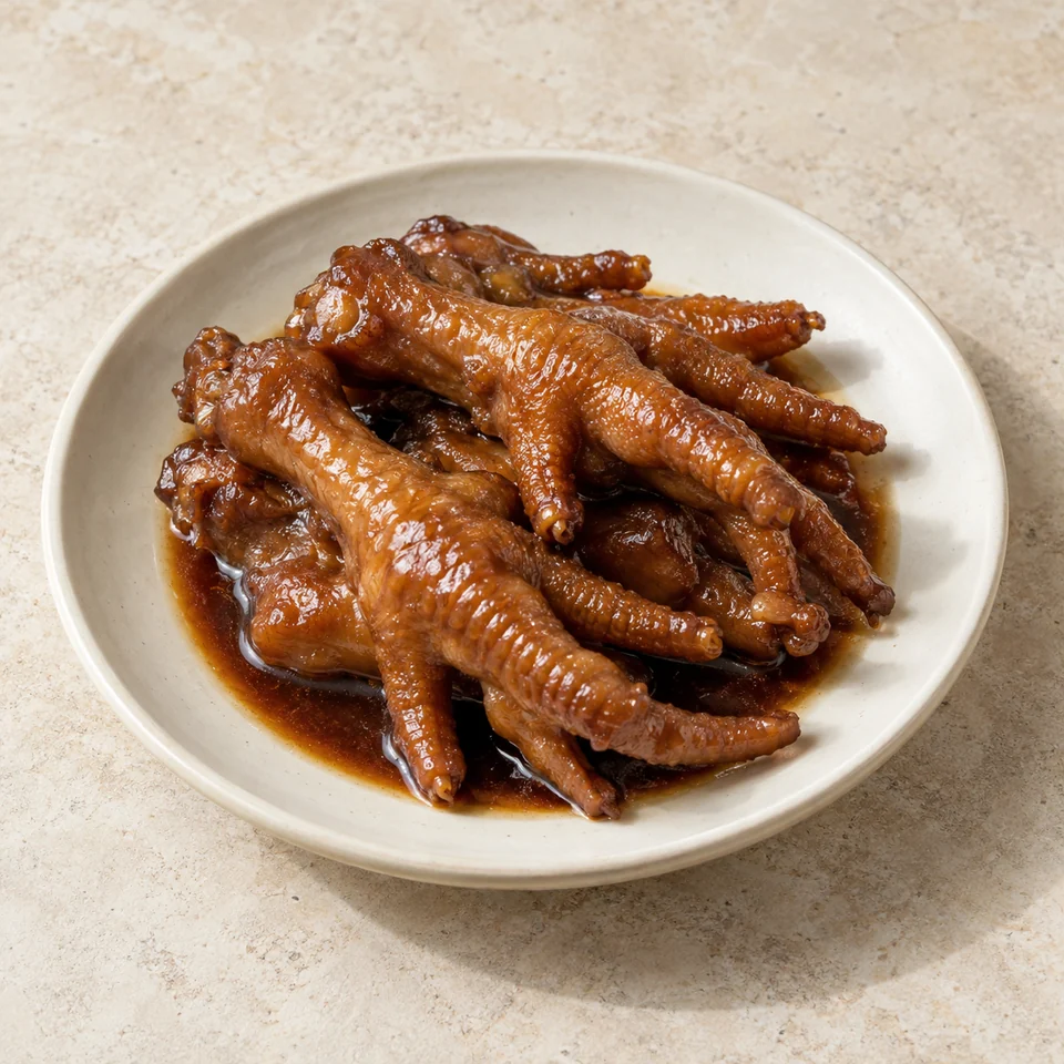 Braised Chicken Feet — ai-generated illustration