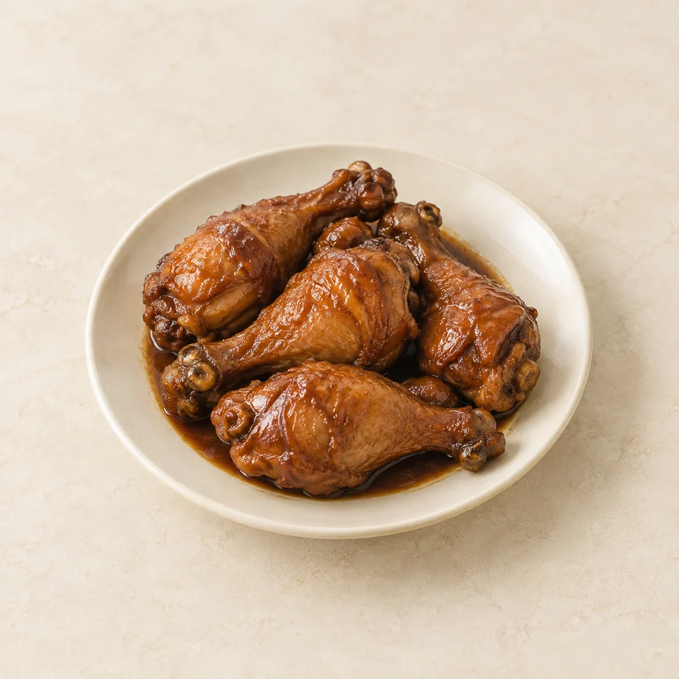 Braised Chicken Leg — ai-generated illustration