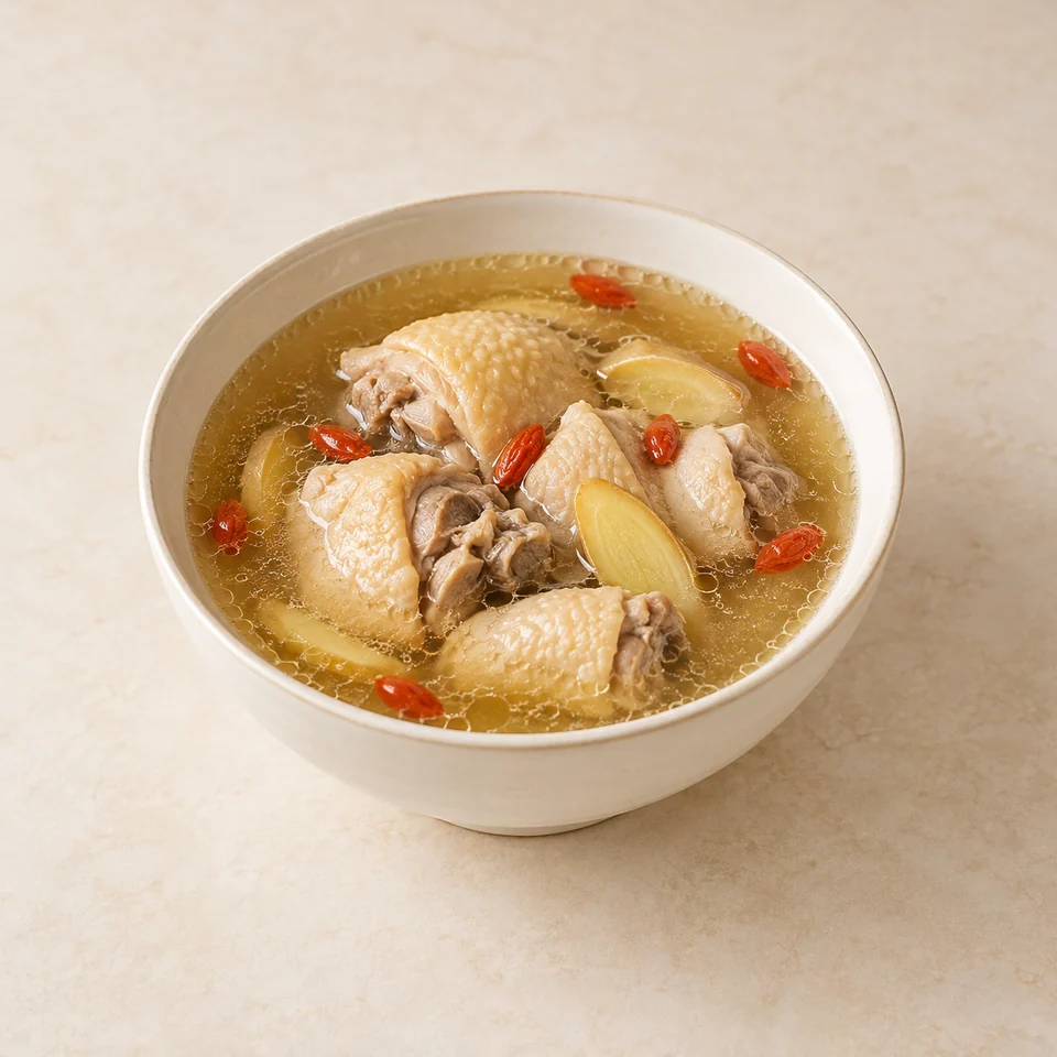 Braised Chicken Soup — ai-generated illustration