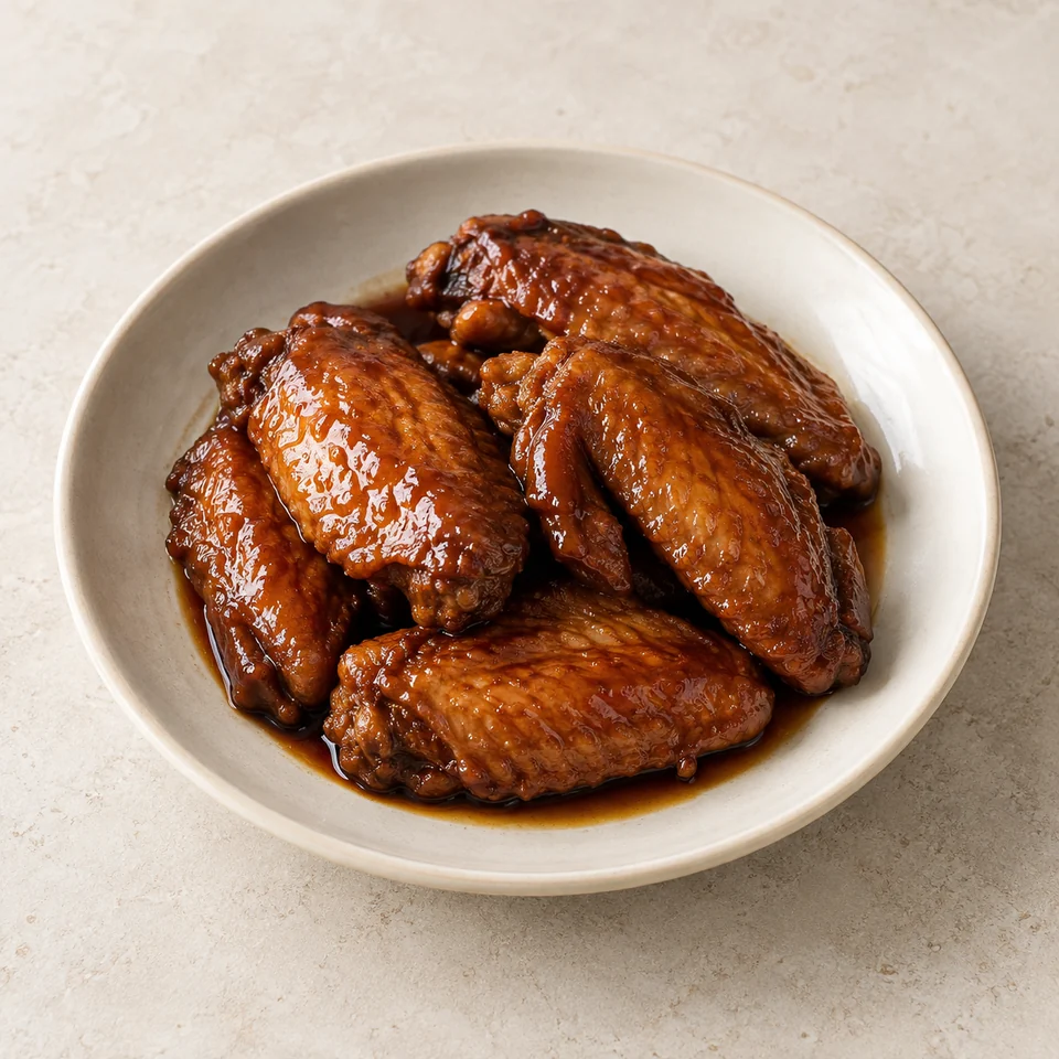 Braised Chicken Wings — ai-generated illustration