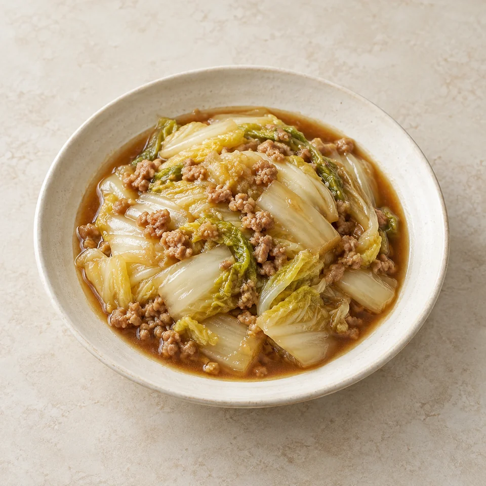 Braised Chinese Cabbage — ai-generated illustration
