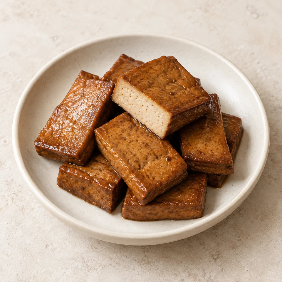 Braised Dried Tofu — ai-generated illustration
