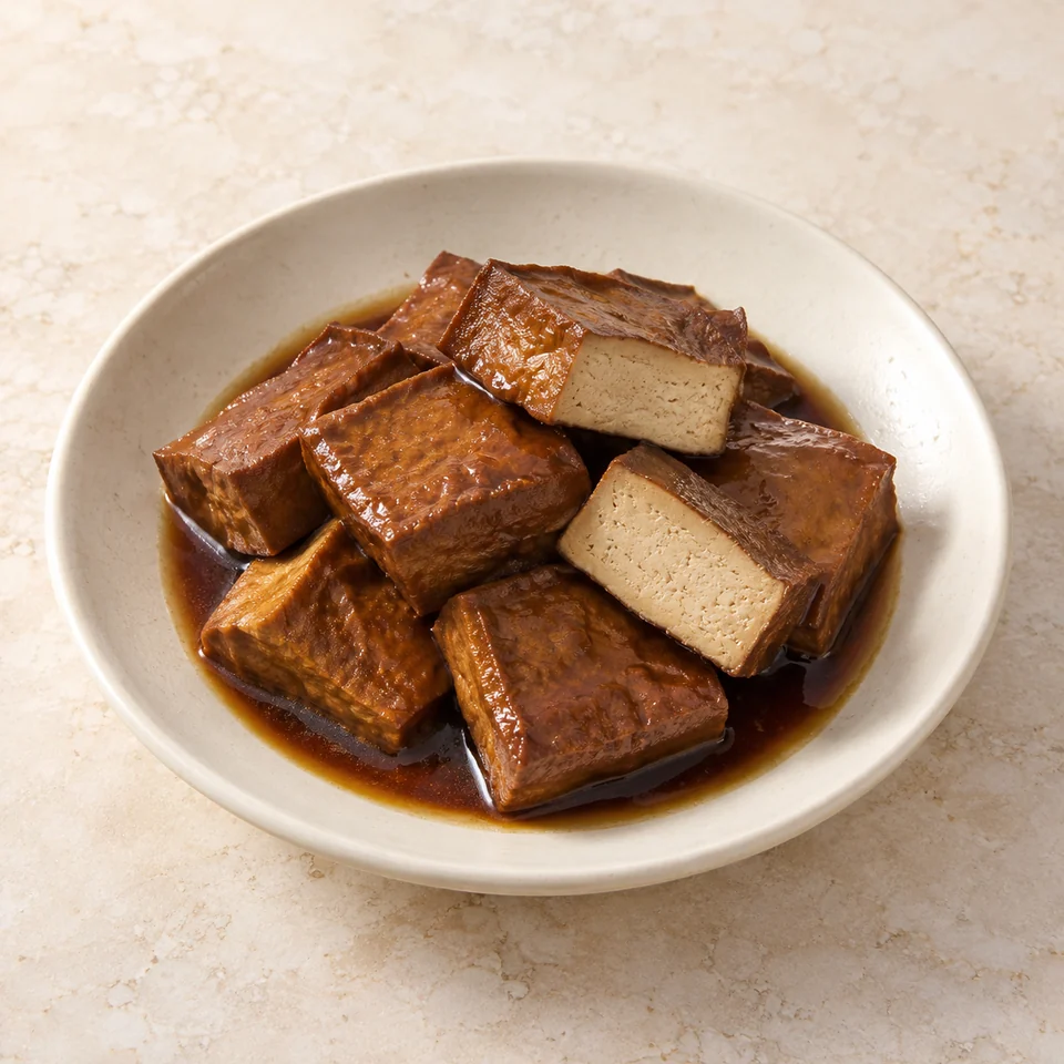 Braised Dried Tofu — ai-generated illustration