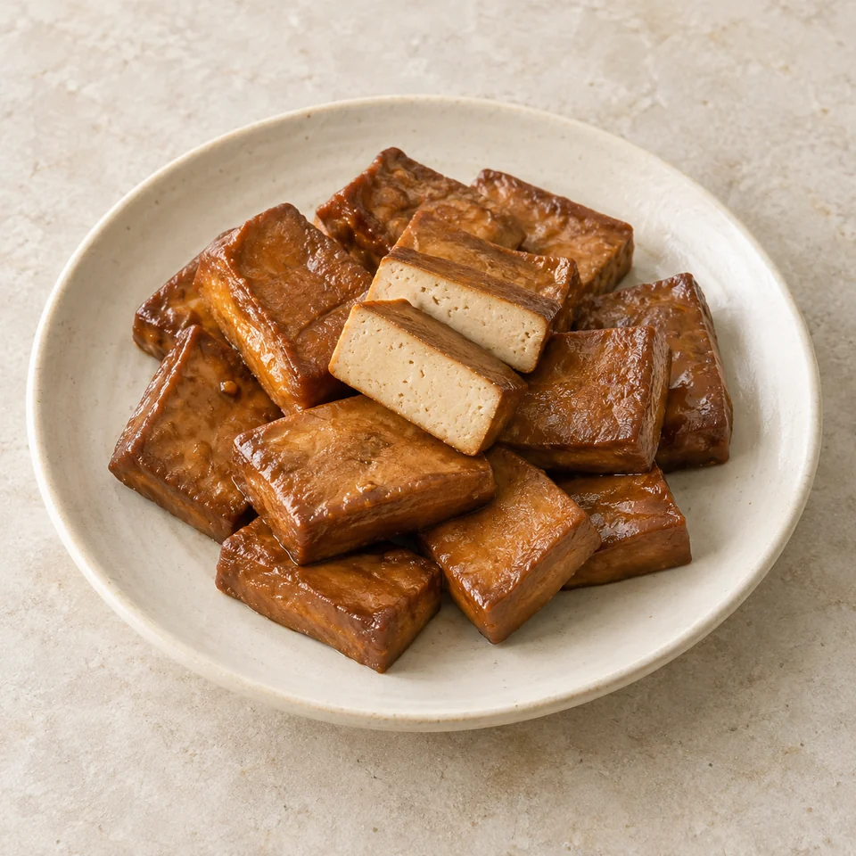 Braised Dried Tofu — ai-generated illustration