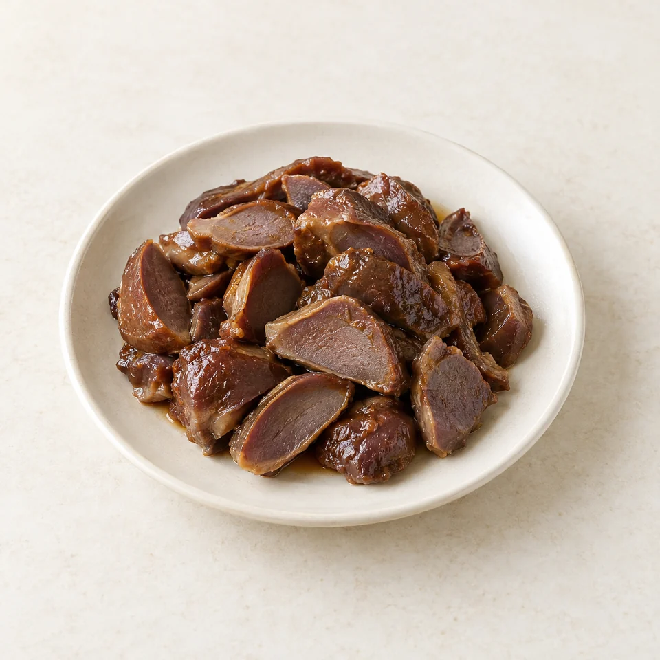 Braised Duck Gizzard — ai-generated illustration