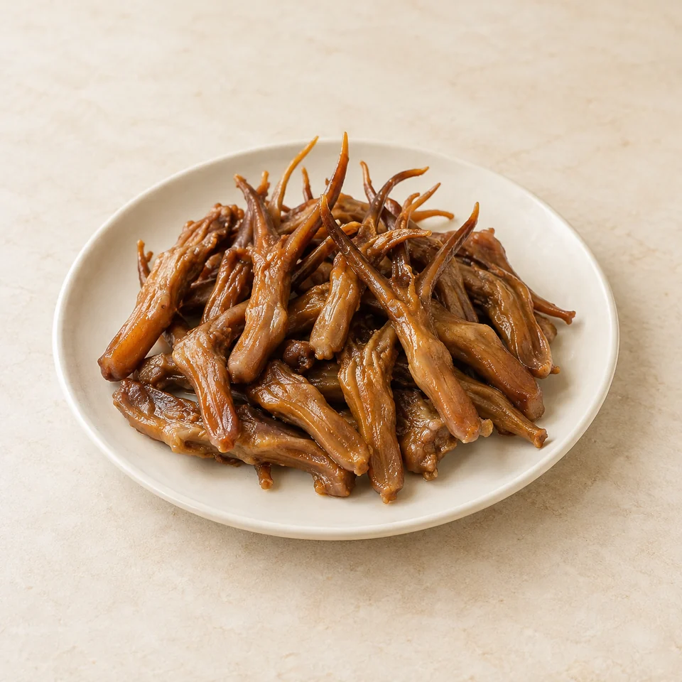 Braised Duck Tongue — ai-generated illustration