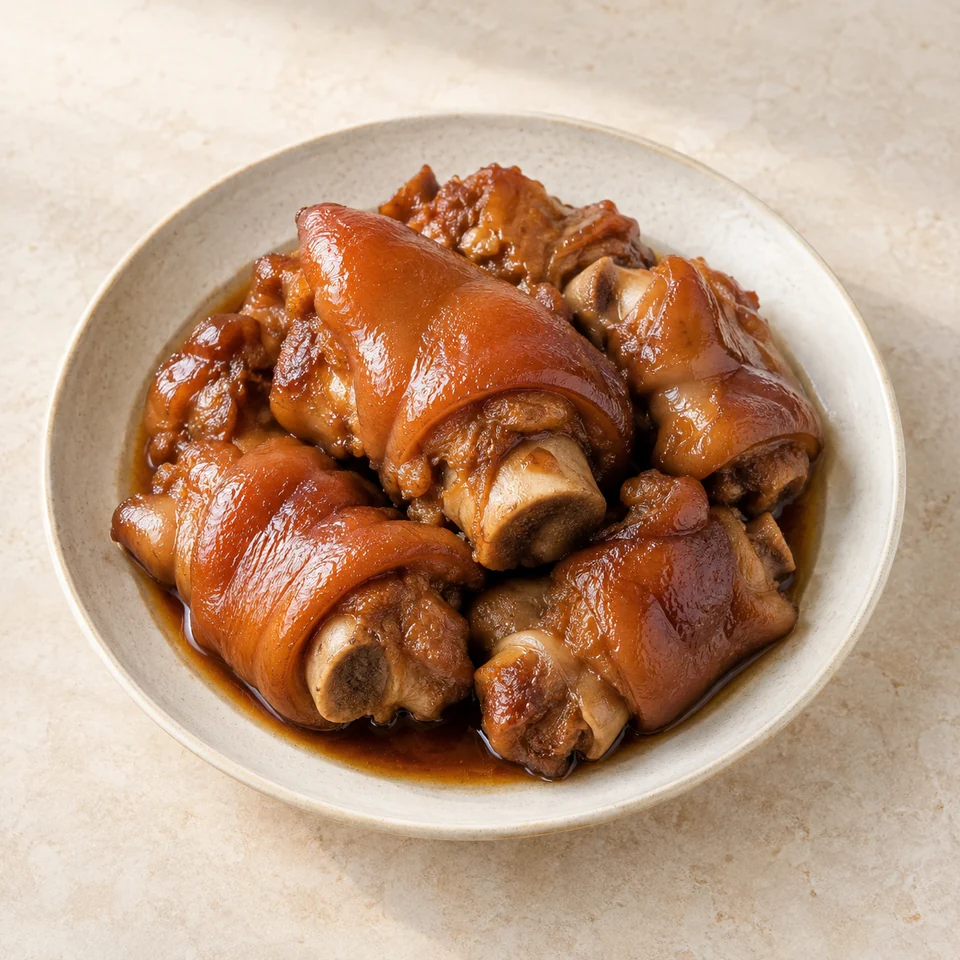 Braised Pork Trotters — ai-generated illustration