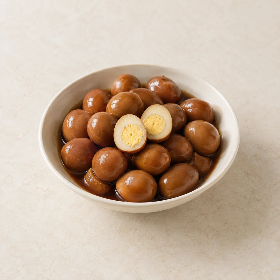 Braised Quail Eggs — ai-generated illustration