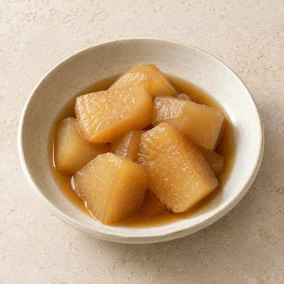 Braised Radish — ai-generated illustration