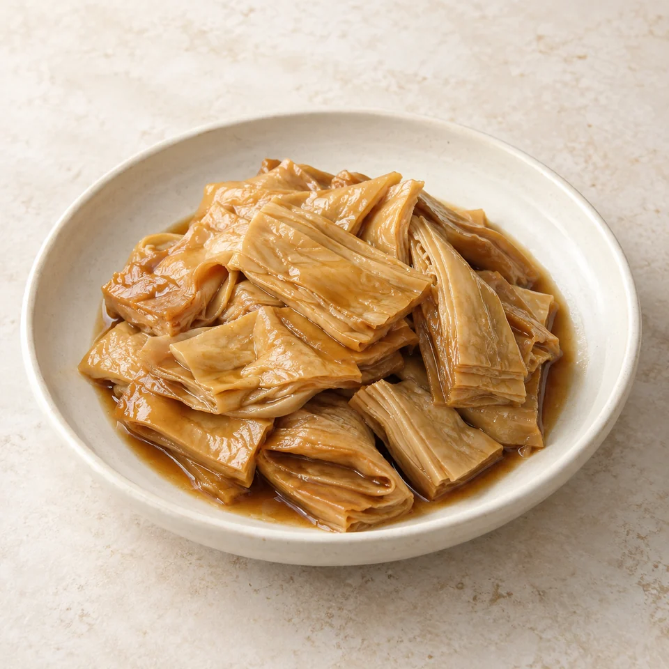 Braised Tofu Skin — ai-generated illustration
