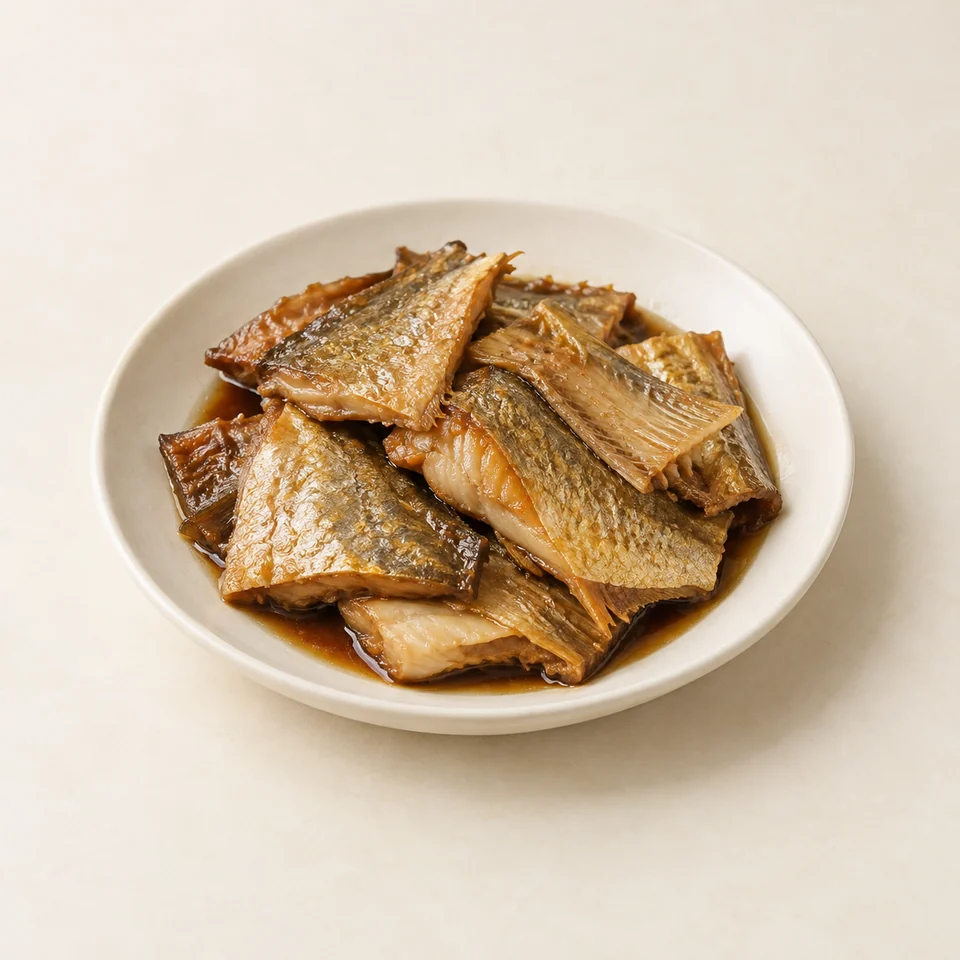 Braised Yellow Croaker Dried Fish — ai-generated illustration