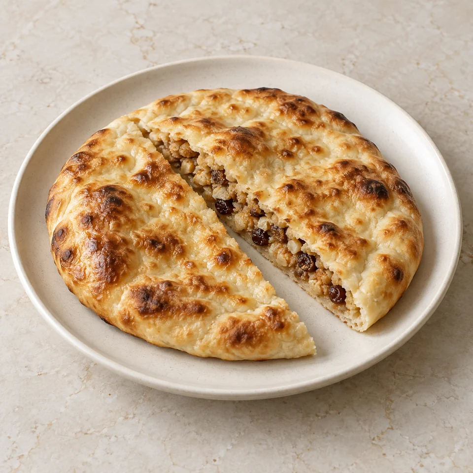 Bread, naan, peshwari naan, takeaway and retail — ai-generated illustration