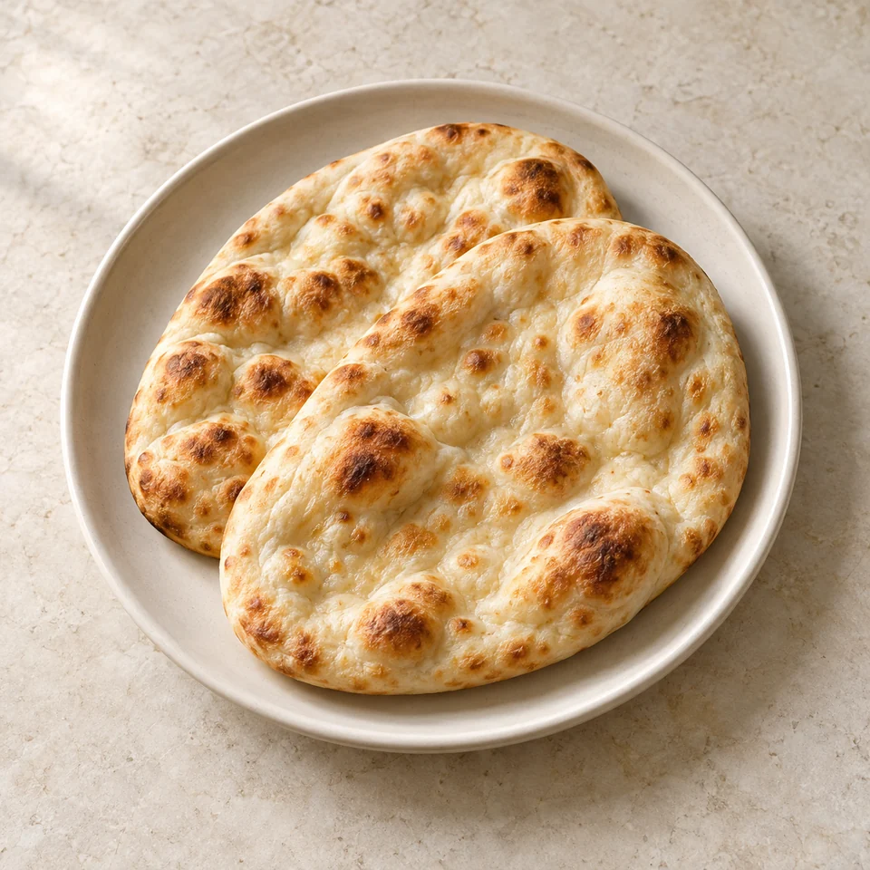 Bread, naan, retail — ai-generated illustration