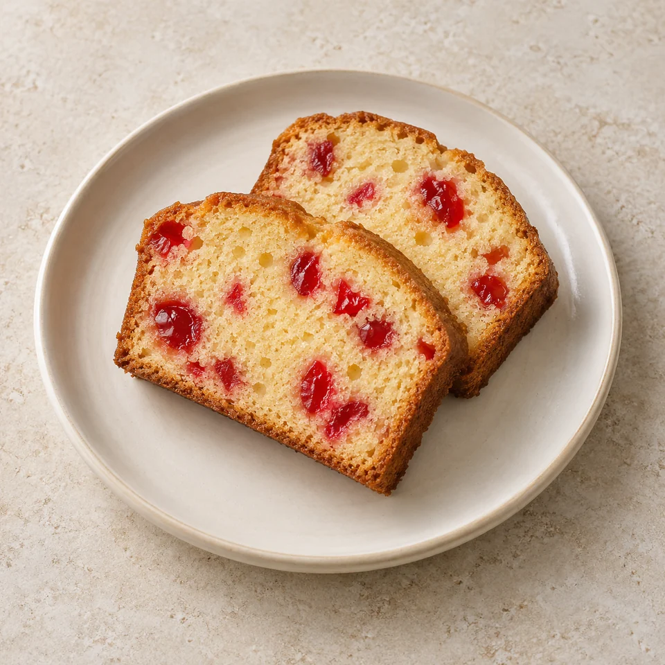 Cake, cherry, homemade — ai-generated illustration