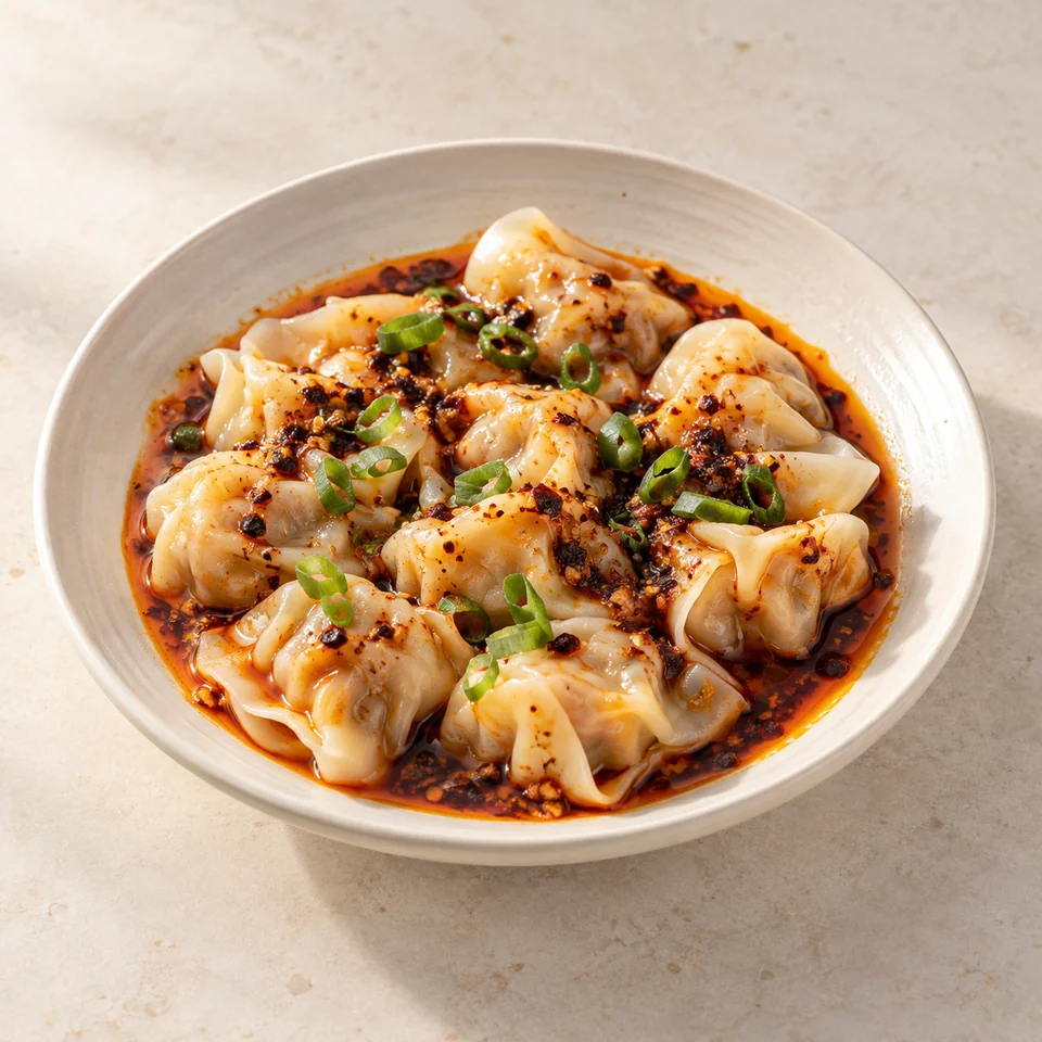 Chili Oil Wonton — ai-generated illustration