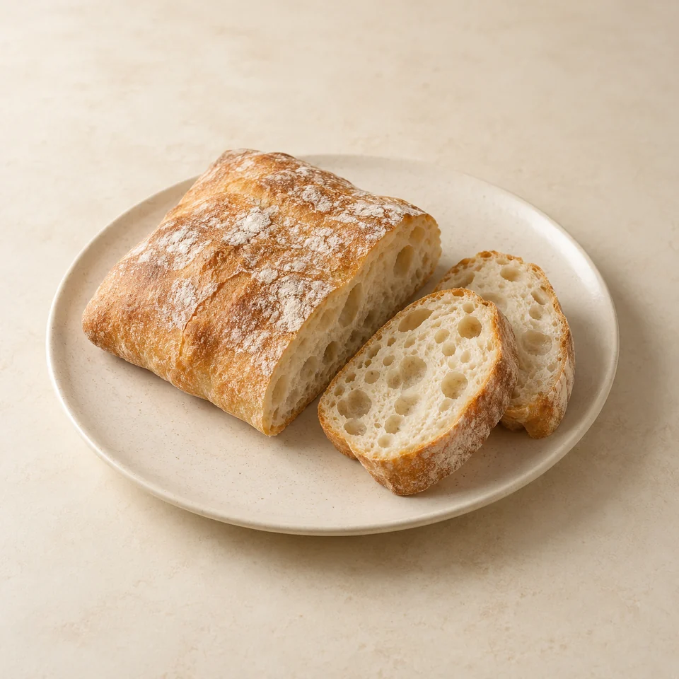Bread, ciabatta — ai-generated illustration