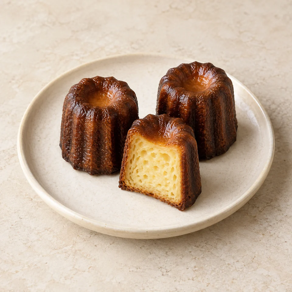 Canelé — ai-generated illustration