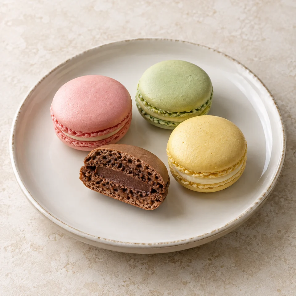 Filled macaron — ai-generated illustration