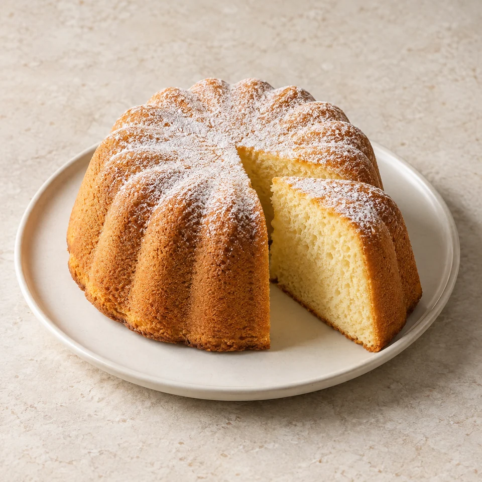 Savoie sponge cake — ai-generated illustration
