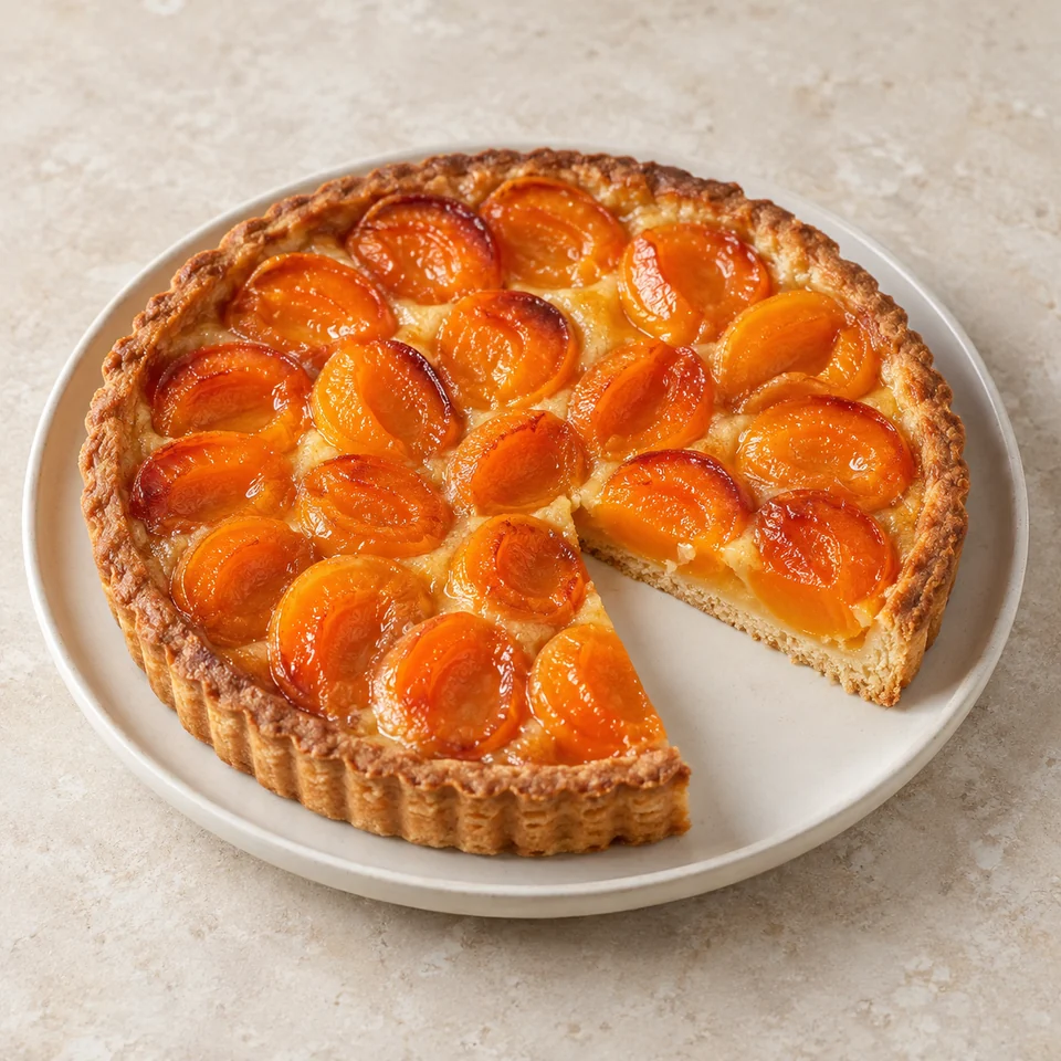 Apricot tart — ai-generated illustration