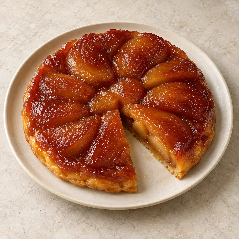 Apple tarte tatin — ai-generated illustration