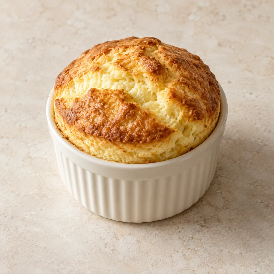 Cheese soufflé — ai-generated illustration