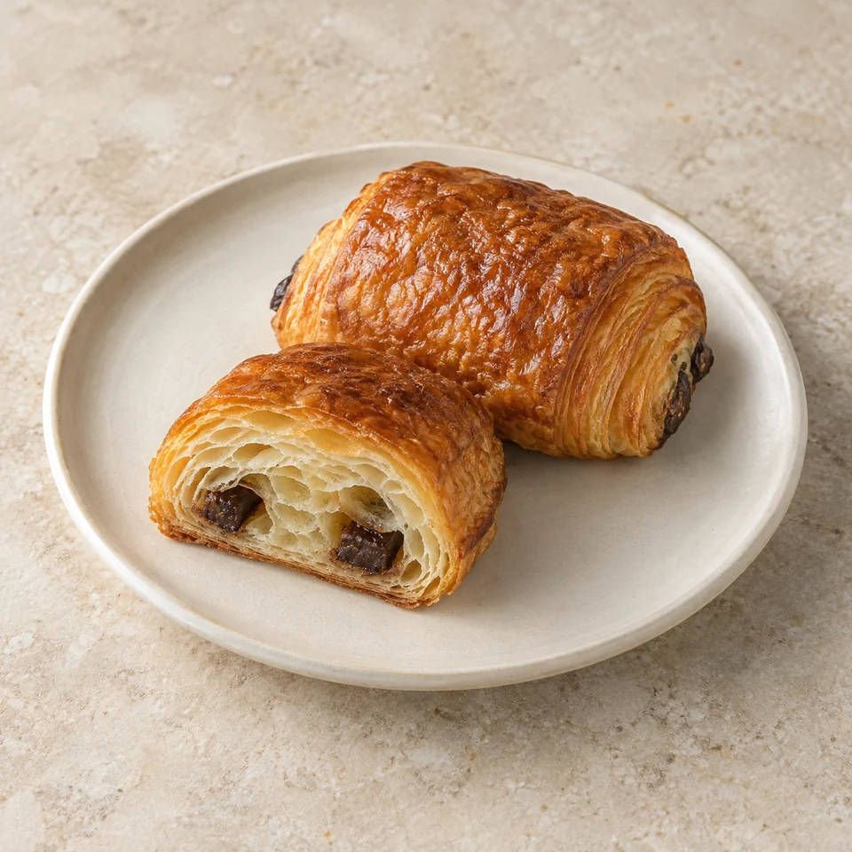 Artisan pain au chocolat — ai-generated illustration