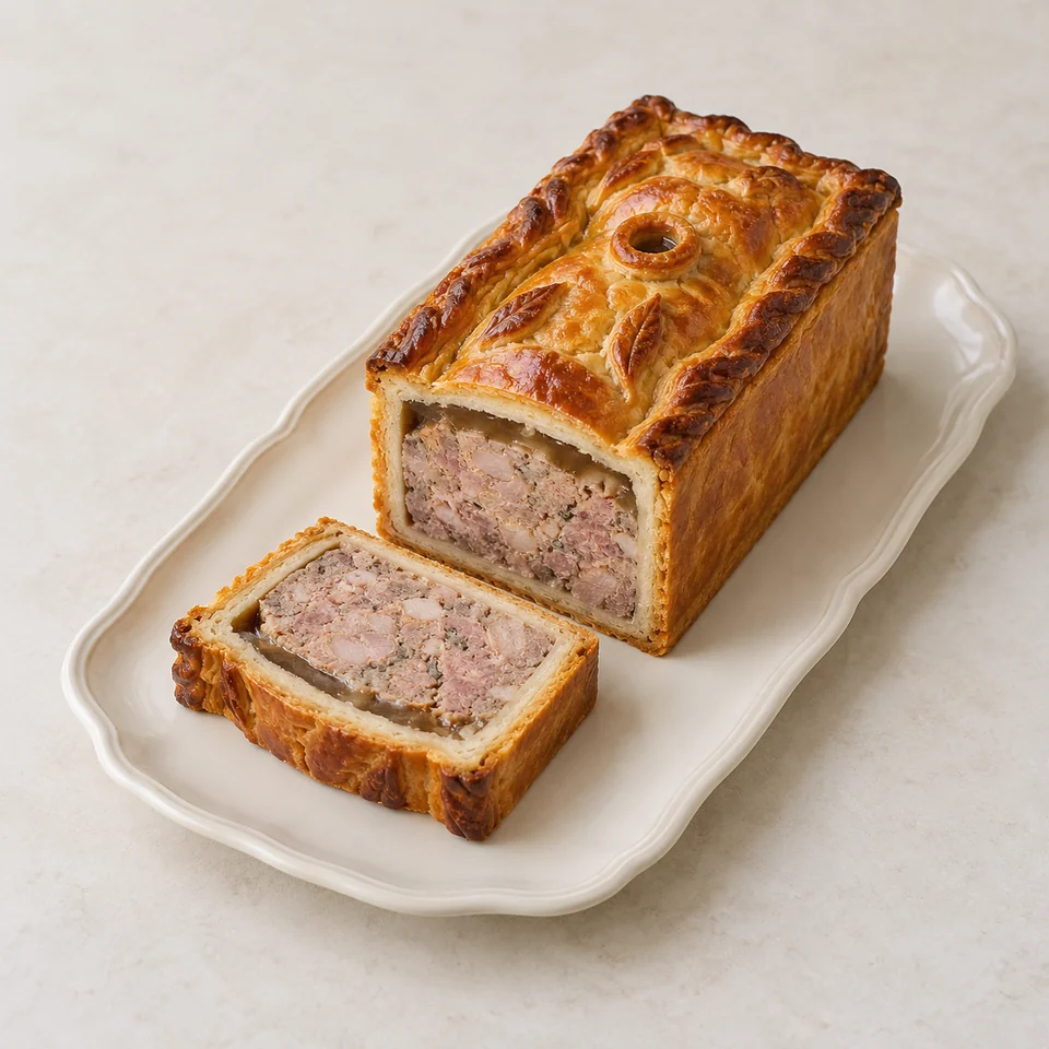Pâté en croûte — ai-generated illustration