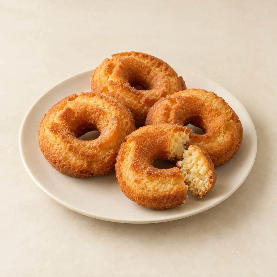 Plain cake doughnut — ai-generated illustration