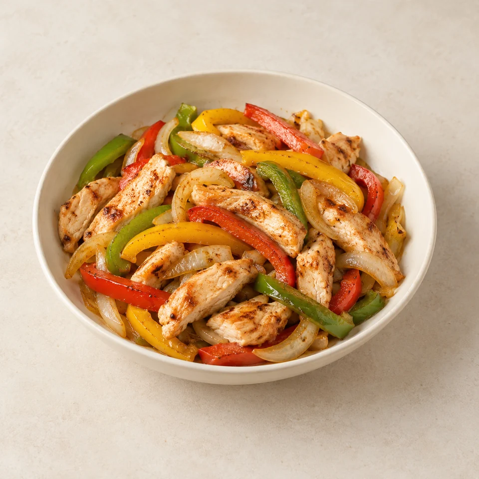Chicken fajita — ai-generated illustration