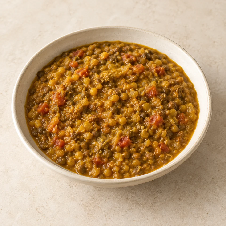 Dahl, mixed, homemade — ai-generated illustration