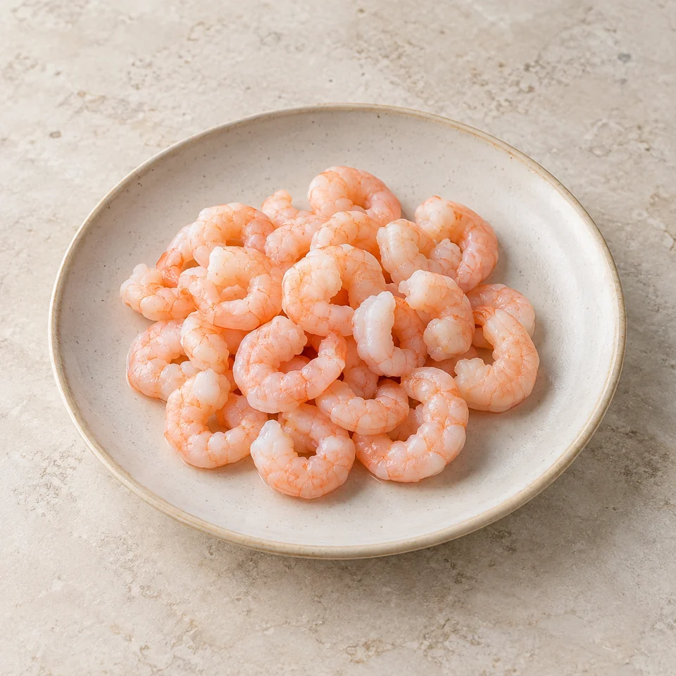 Prawns, standard, purchased cooked — ai-generated illustration