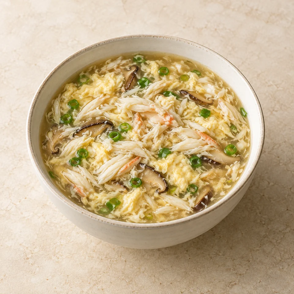 Crab Meat Soup — ai-generated illustration