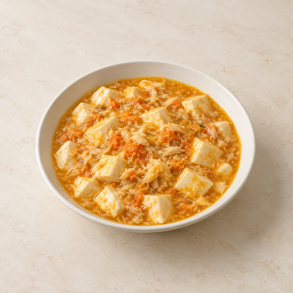 Crab Roe Tofu — ai-generated illustration