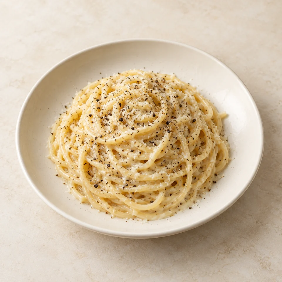 Cacio e pepe pasta — ai-generated illustration