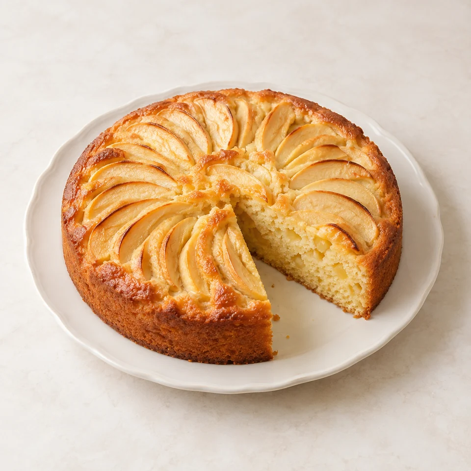 Italian apple cake — ai-generated illustration