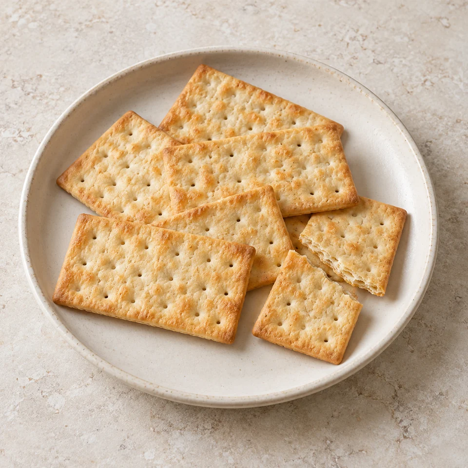 Cream crackers — ai-generated illustration