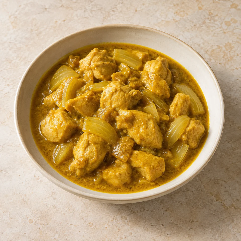 Curry Chicken Cubes — ai-generated illustration