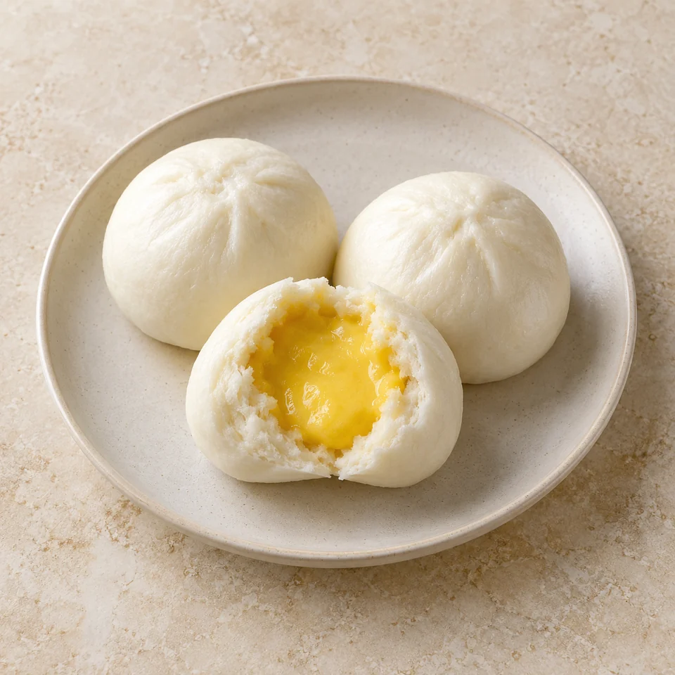 Custard Bun — ai-generated illustration