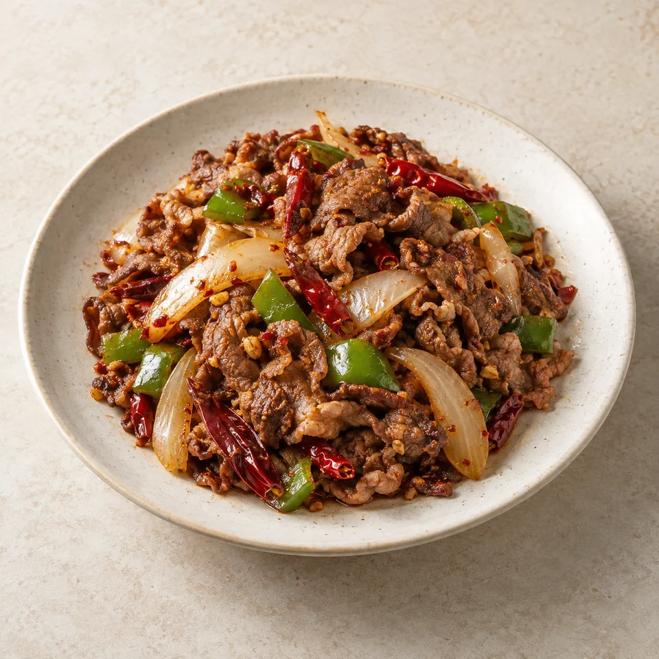 Dry-Pot Beef — ai-generated illustration