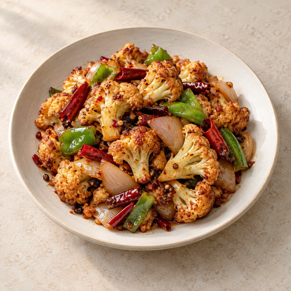 Dry-Pot Cauliflower — ai-generated illustration