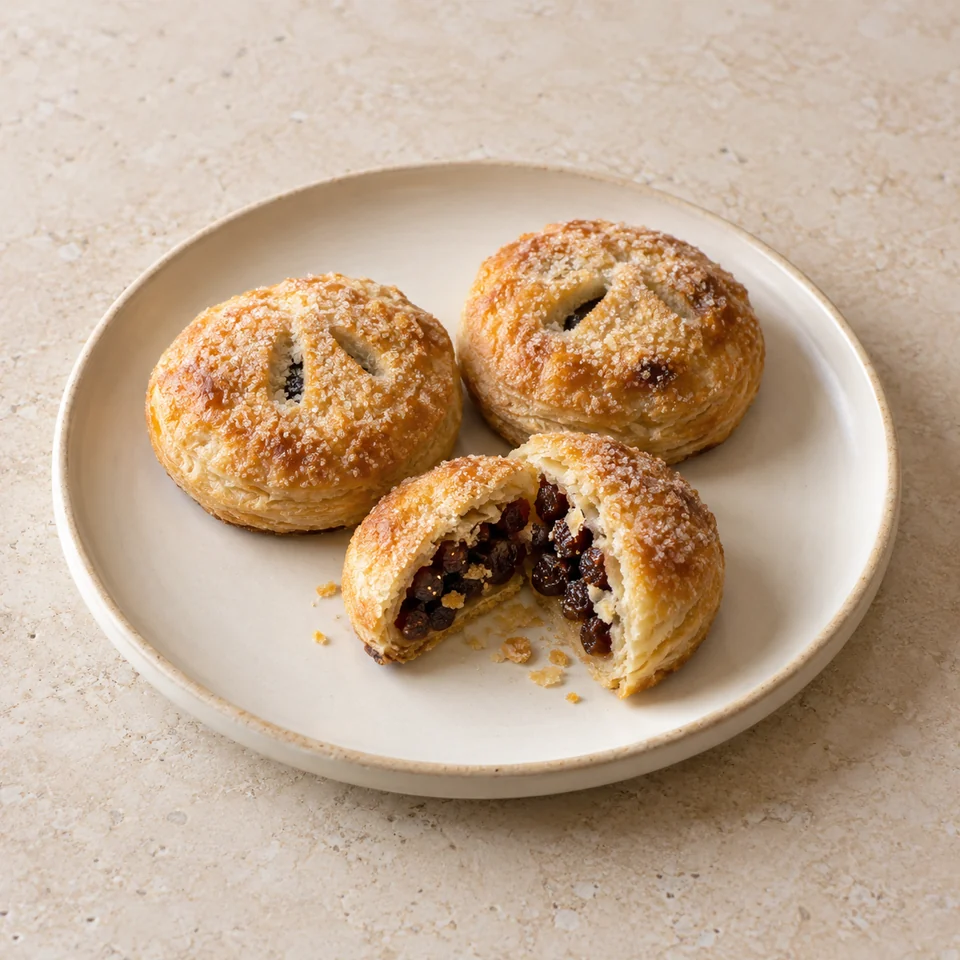 Eccles cakes, retail — ai-generated illustration