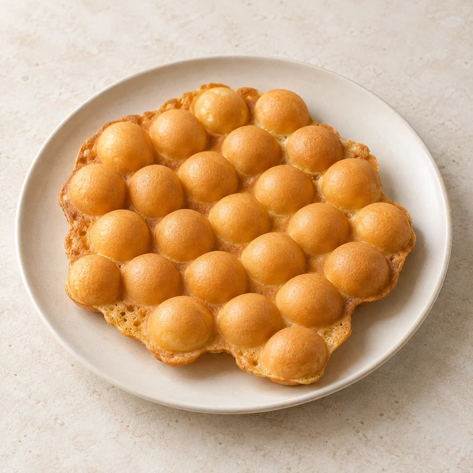 Egg Waffle — ai-generated illustration